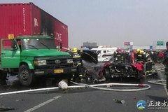 中国国产卡车翻车视频,国产卡车翻车事故现场直击